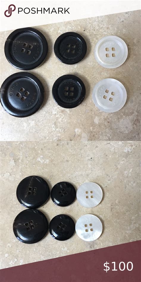 authentic gucci buttons.